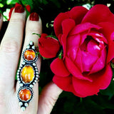 Amber Statement Ring