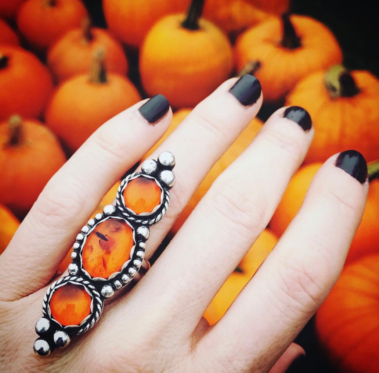 Amber Statement Ring
