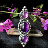 Amethyst Statement Ring