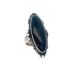 Black Onyx Statement Ring Size 10