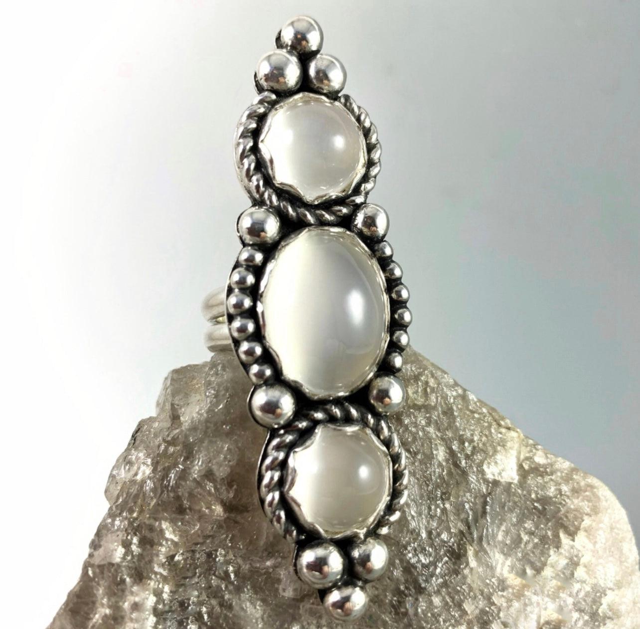 Moonstone Statement Ring