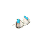 Opal Turquoise inlay Stud Earrings