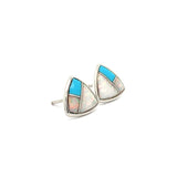 Opal Turquoise inlay Stud Earrings