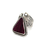 Purple Spiny Oyster Ring Size 8.75