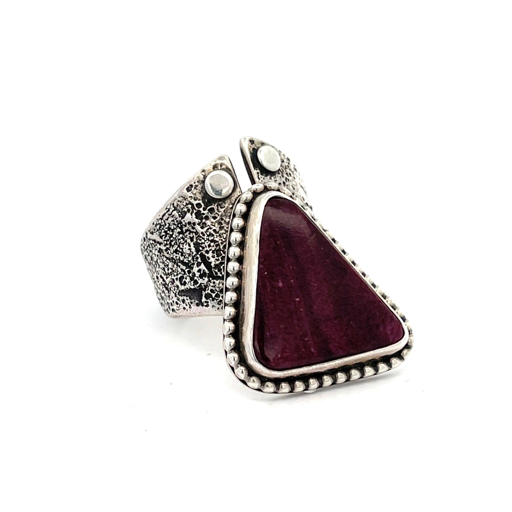 Purple Spiny Oyster Ring Size 8.75
