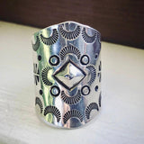 Sterling Silver Shield Maiden Ring I