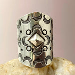 Sterling Silver Shield Maiden Ring I