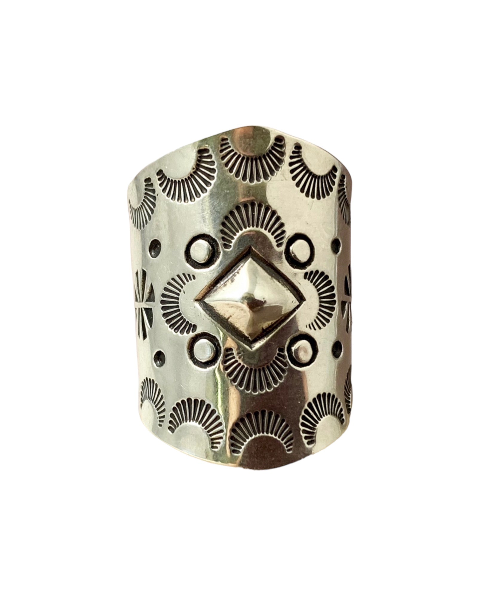 Sterling Silver Shield Maiden Ring I