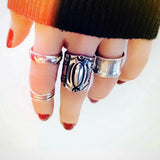 Sterling Silver Shield Maiden Ring III
