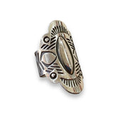 Sterling Silver Shield Maiden Ring IV