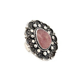 Strawberry Quartz Statement Ring Size 8