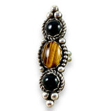 Tigers-Eye Onyx Statement Ring